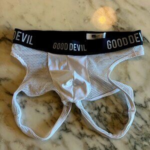 Good Devil Jock Thong Mesh - Size Small